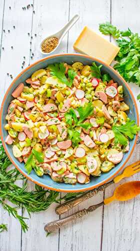 Salade de cervelas et pommes de terre