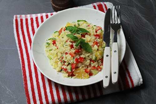 Salade de couscous à l'orange