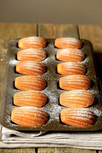 Madeleines Au Gingembre Et Citron Vert -