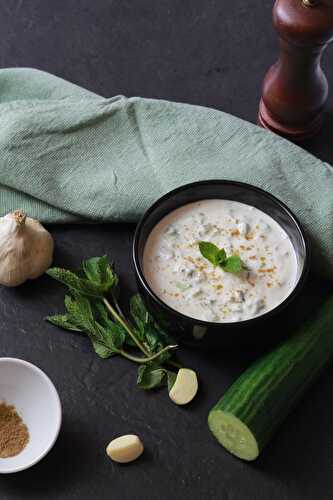 Raita de concombre à la menthe