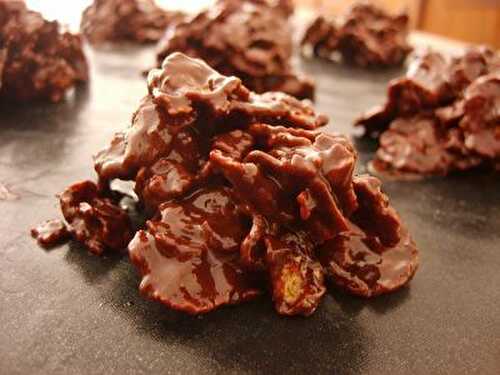 Roses des sables au chocolat