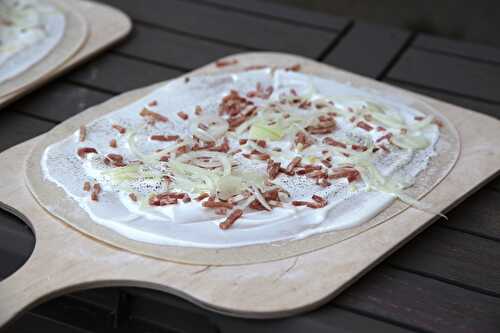 Tarte flambée alsacienne