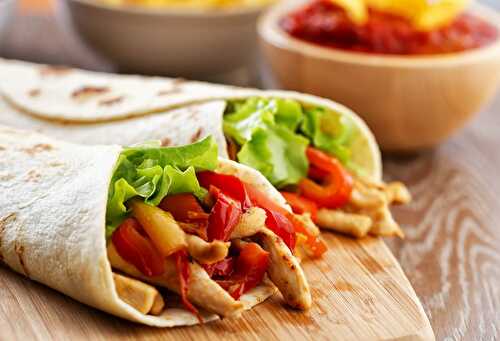 Wraps au poulet grillé