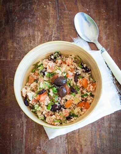 Taboulé à la semoule de couscous