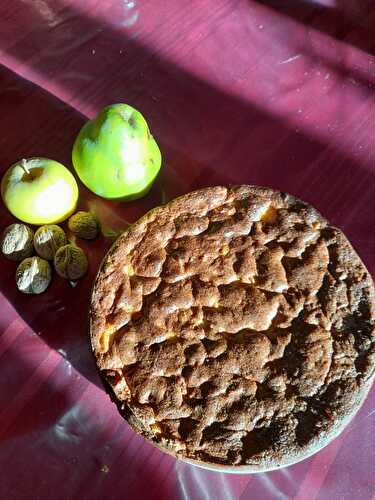 Aux coings avec ton gâteau à la noix