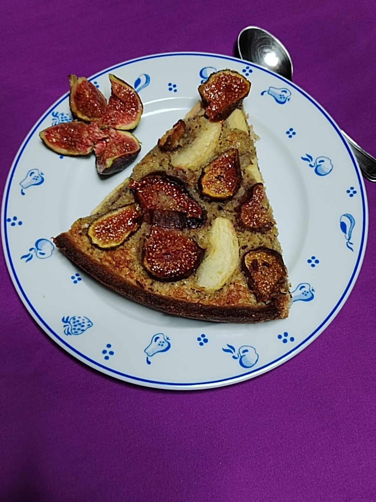 Tarte figue pistache