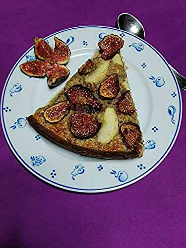 Tarte figue pistache