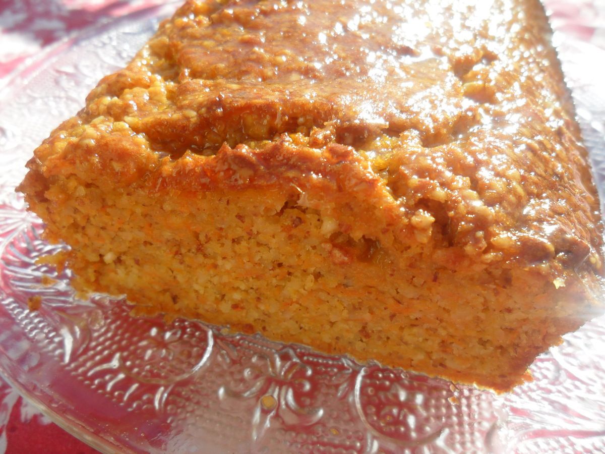 Carrot cake glaçage à l'orange