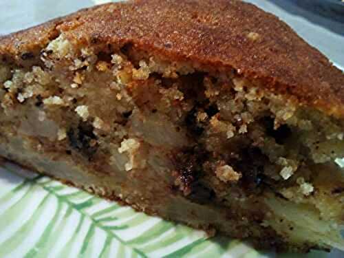 Gâteau aux poires et au chocolat