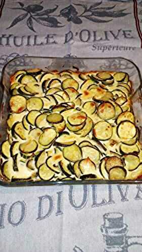 Gratin de courgettes