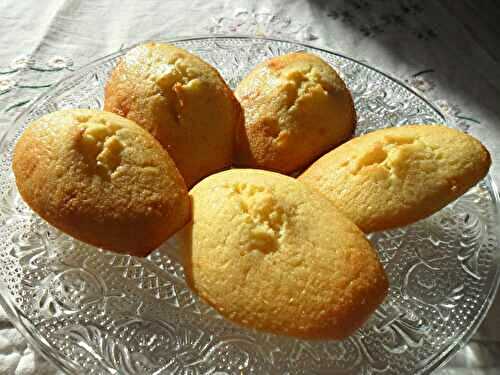 Madeleines au citron