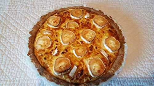 Quiche aux poireaux et au chèvre