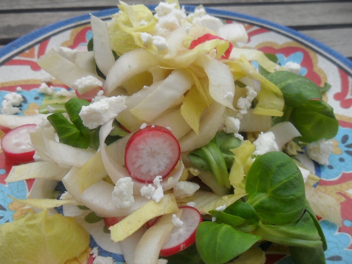 Salade d'endives et d'avocat (mais pas que)