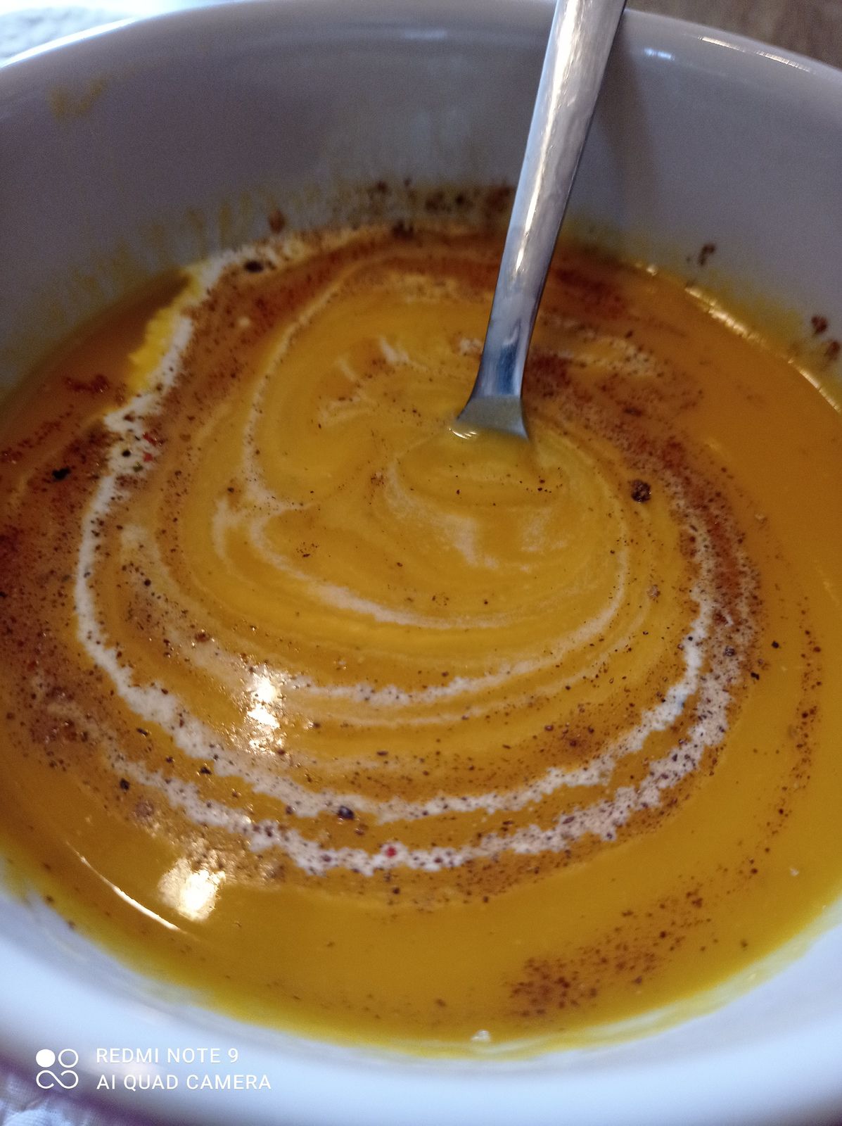 Soupe de courge, carottes et celeri rave au Soup&Co