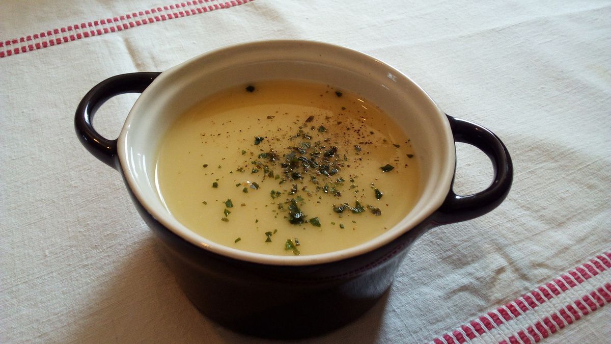 Soupe poireaux et pommes de terre avec le Soup&Co