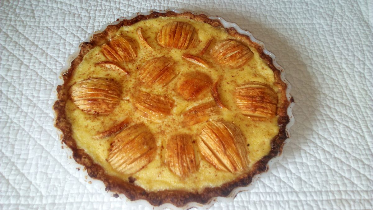 Tarte aux pommes alsacienne