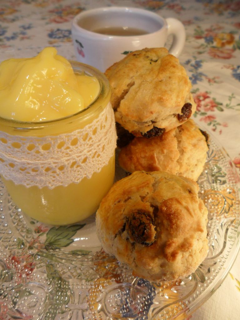 Tea Time ! scones & lemon curd