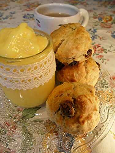 Tea Time ! scones & lemon curd - Catherine et compagnie