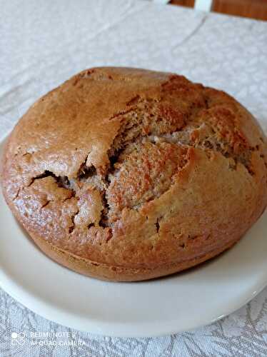 Gâteau au yaourt à la crème de marrons et à la banane (Cookeo Extra Crisp)