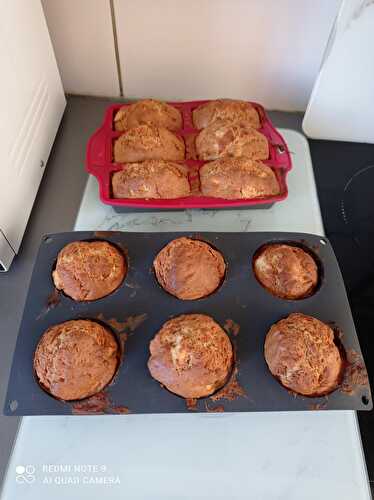 Muffins pommes-cannelle au sirop d'érable