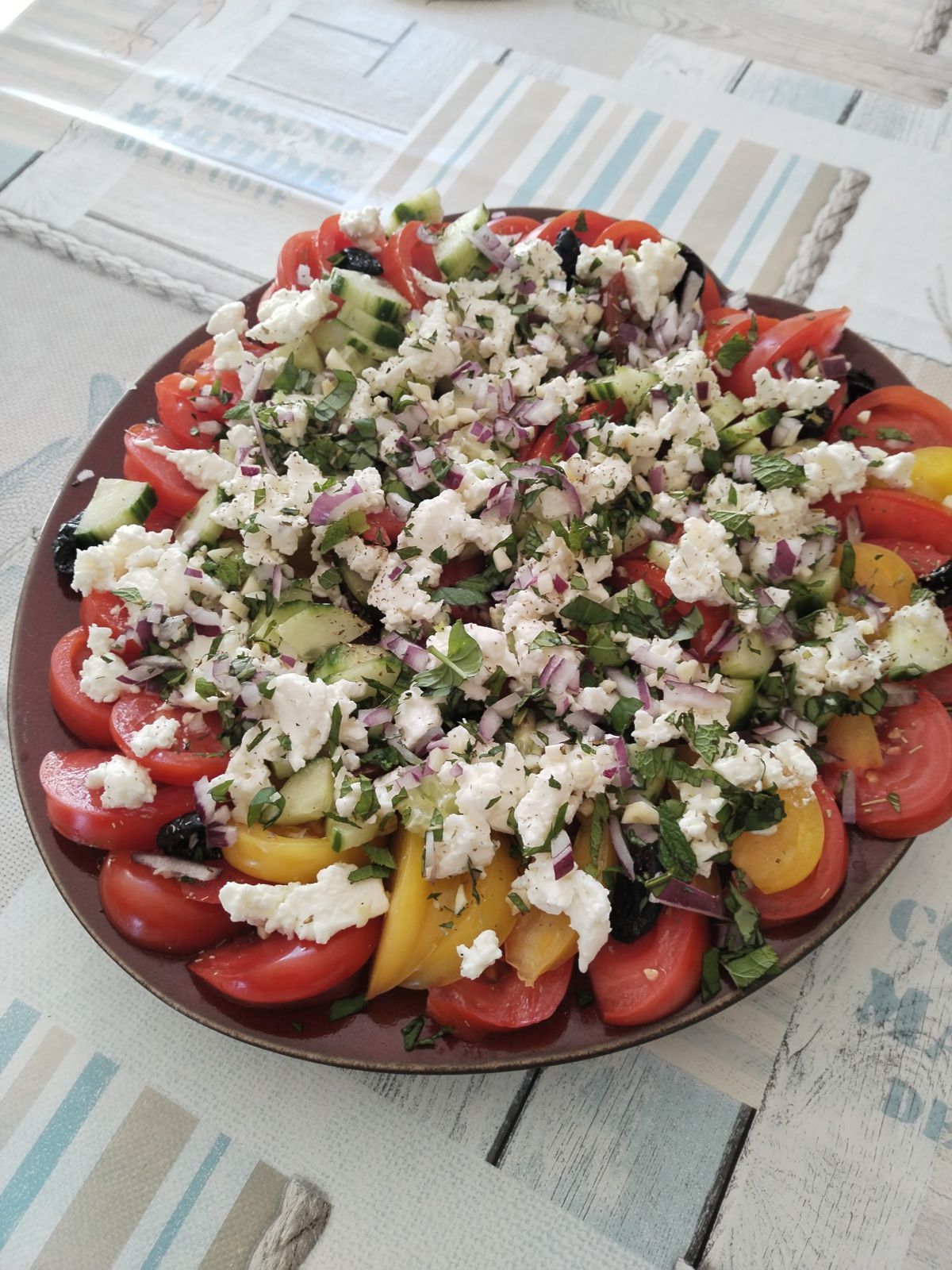 Ma salade de tomates