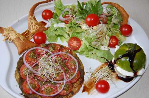 Assiette autour de la tomate