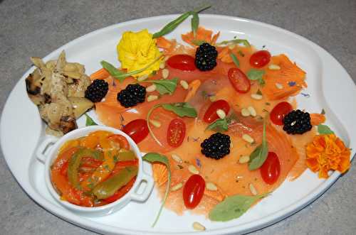 Assiette de saumon