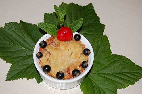 Crumble aux fruits rouges