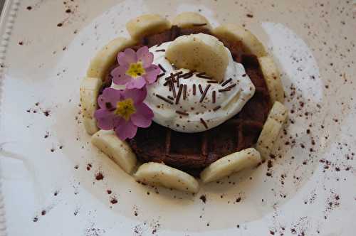 Gaufre  façon brownies