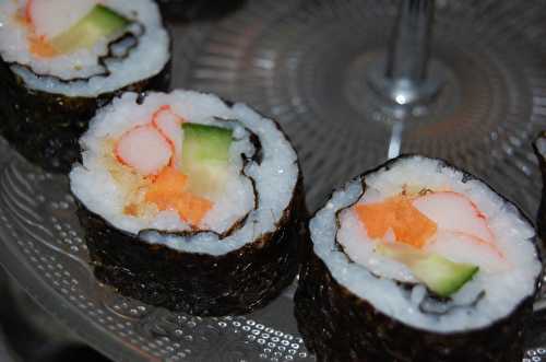 Les makis,les sushis..