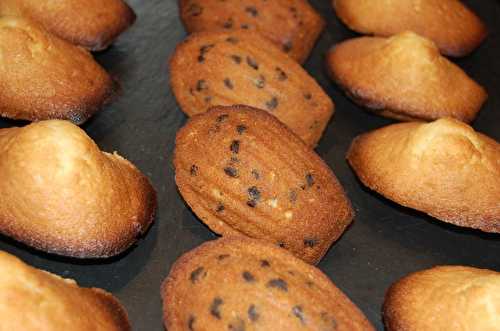 Madeleines aux pépites de chocolat