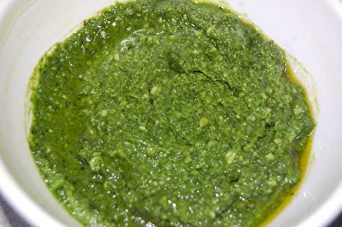 Pesto d'épinard