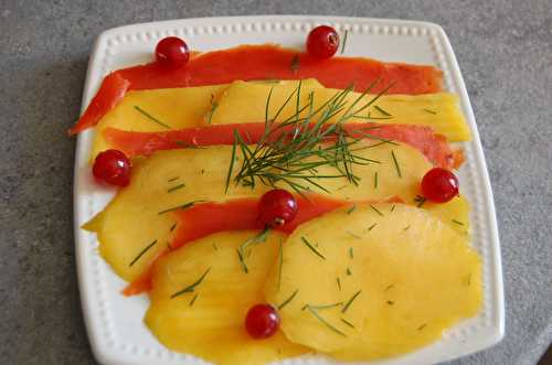 Saumon à la mangue