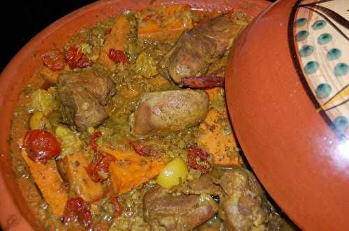 Tajine de dinde aux patates douces