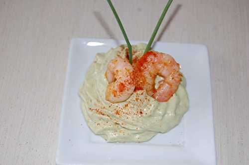 Tapas avocat crevettes