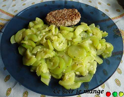 Courgettes rapides au micro-ondes