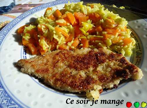 Escalope de veau panée