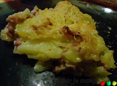 Gratin dauphinois aux lardons