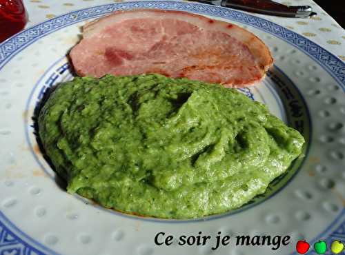 Purée de brocolis (et pommes de terre)