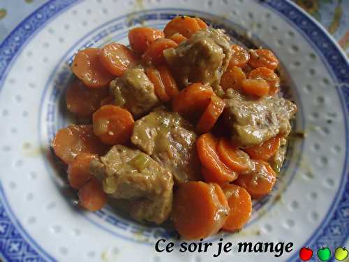 Sauté de veau aux carottes