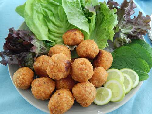 Boulettes de lentilles corail...