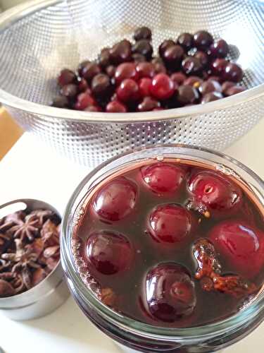 Recette de saison : les cerises au vinaigre