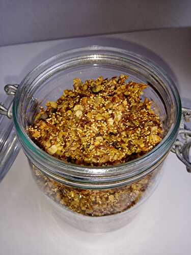 Une nouvelle recette de granola salé...