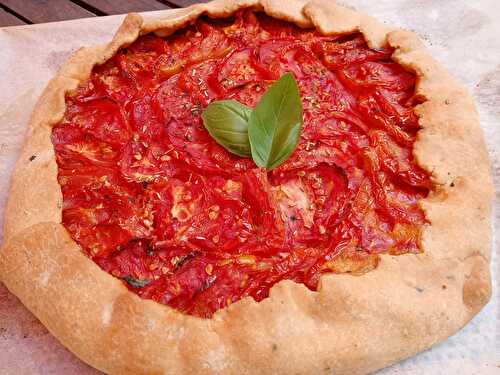 Tarte rustique à la tomate