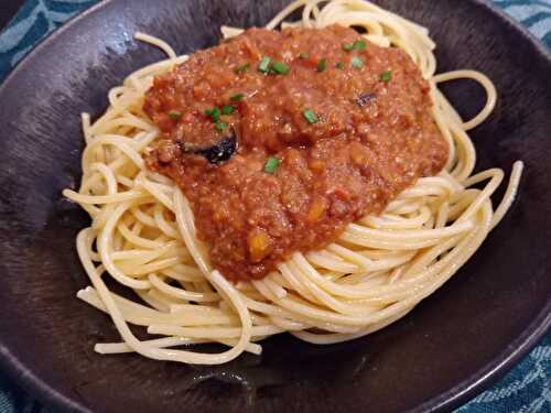 Spaghettis "esprit bolognaise"