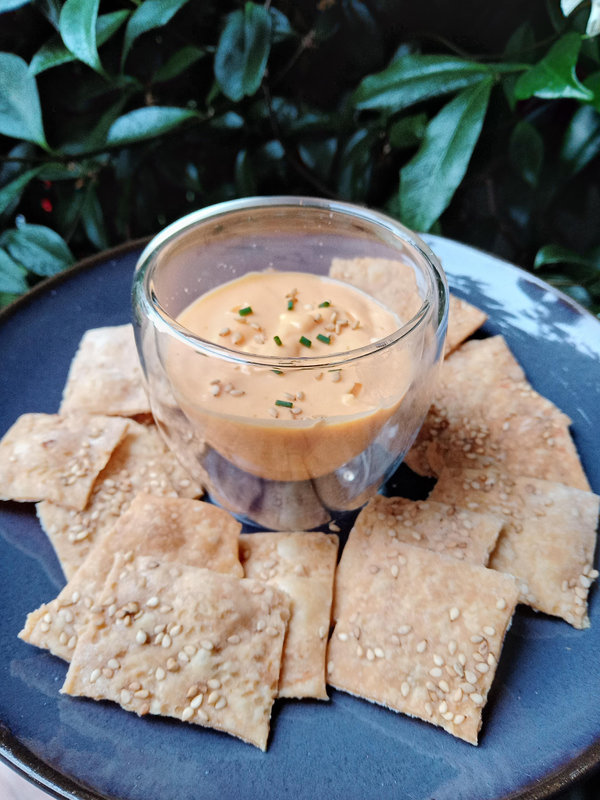 Apéro épisode 1 : rillettes de carottes (hommage à Charlotte) et crackers maison