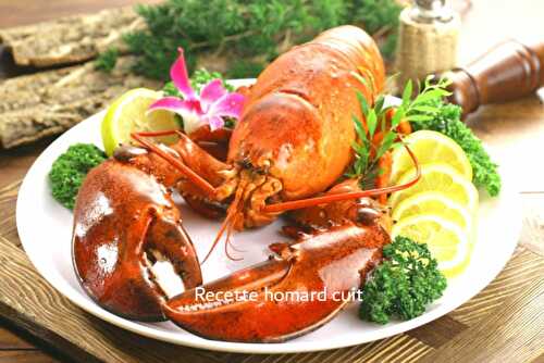Recette homard gastronomique