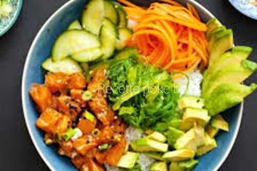 Recette poke bowl