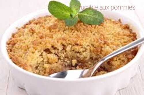 Crumble aux pommes