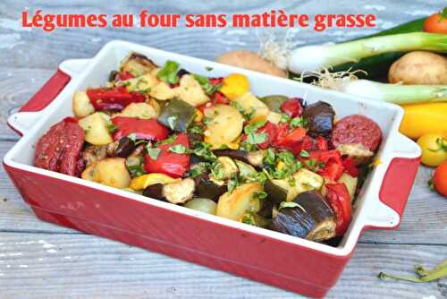 Légumes au four sans matière grasse